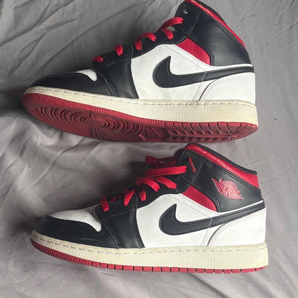 Jordan Kids Sneakers Black Red White